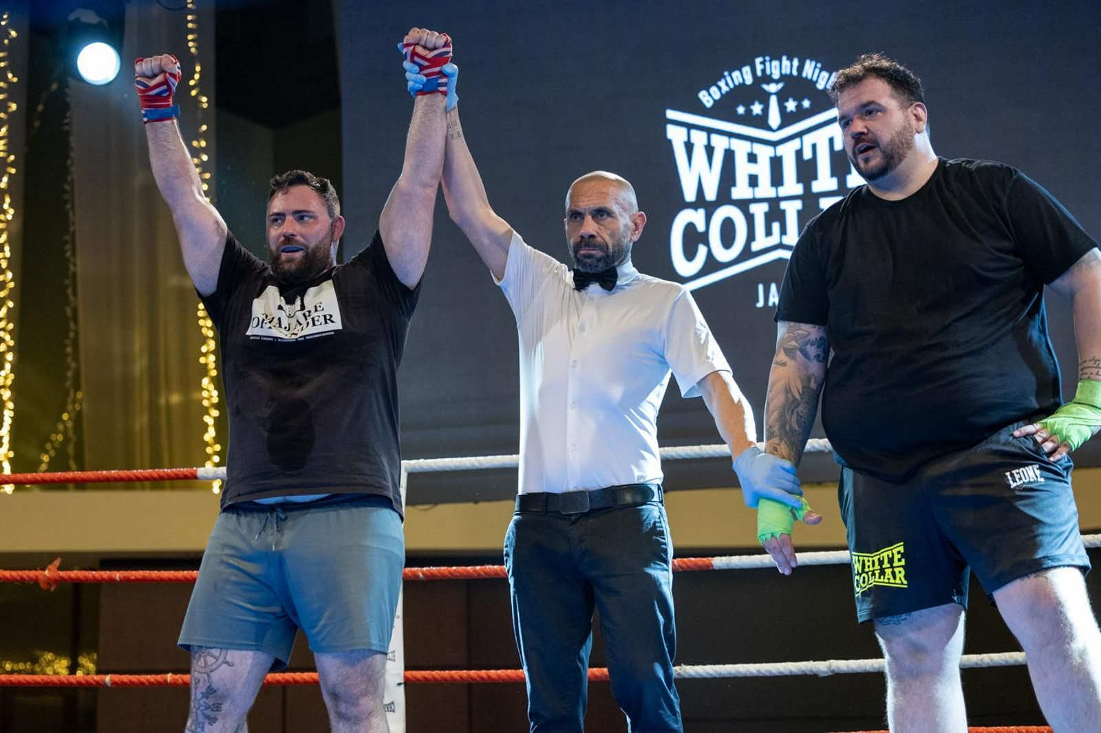 El boxeo solidario de la VI velada White Collar Boxing cautiva al público de Jaén