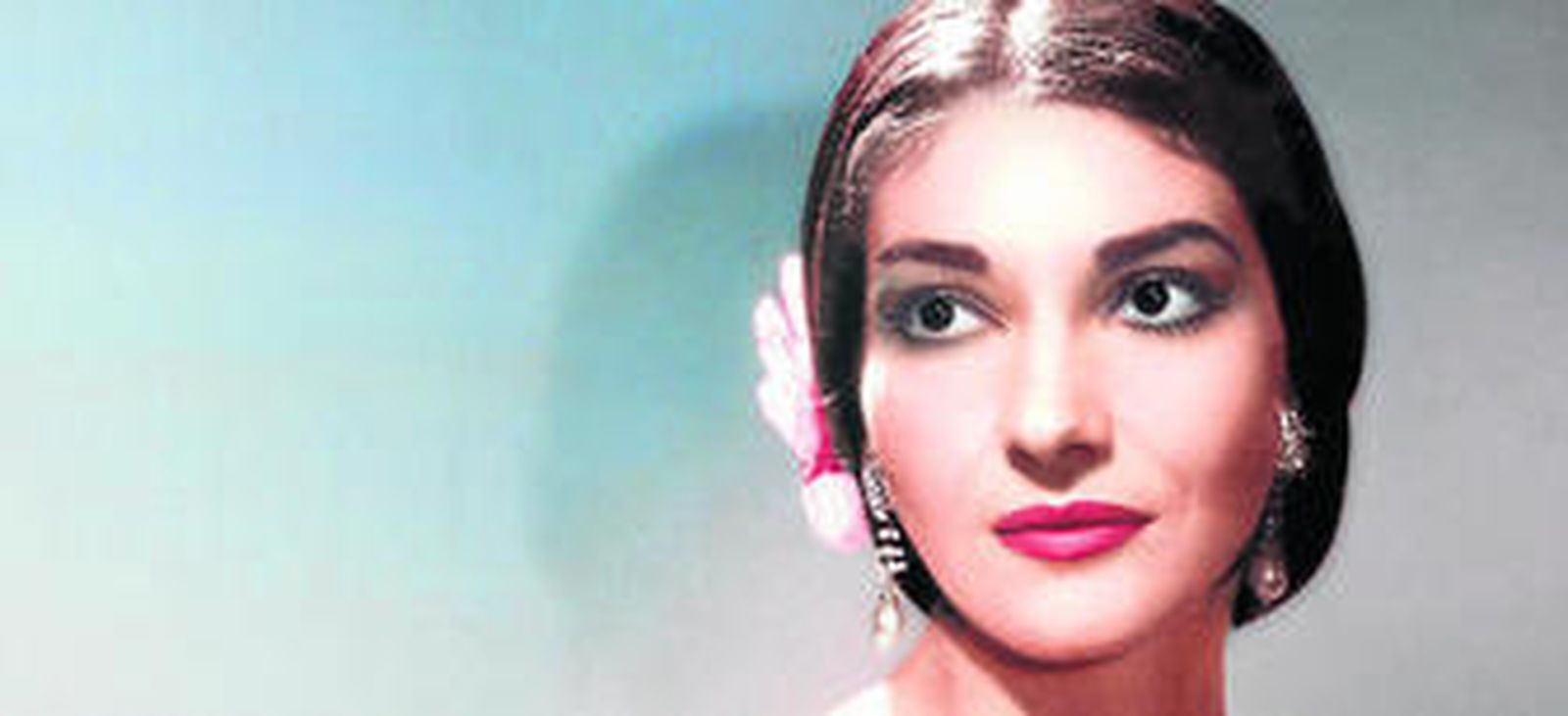 Bello primer plano de la artista de origen griego, que ayer habría cumplido 90 años.