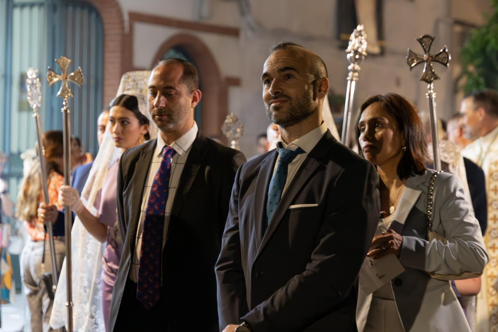 Santa Ana, patrona de Torredelcampo, recibe el bastón de mando como Alcaldesa Perpetua.