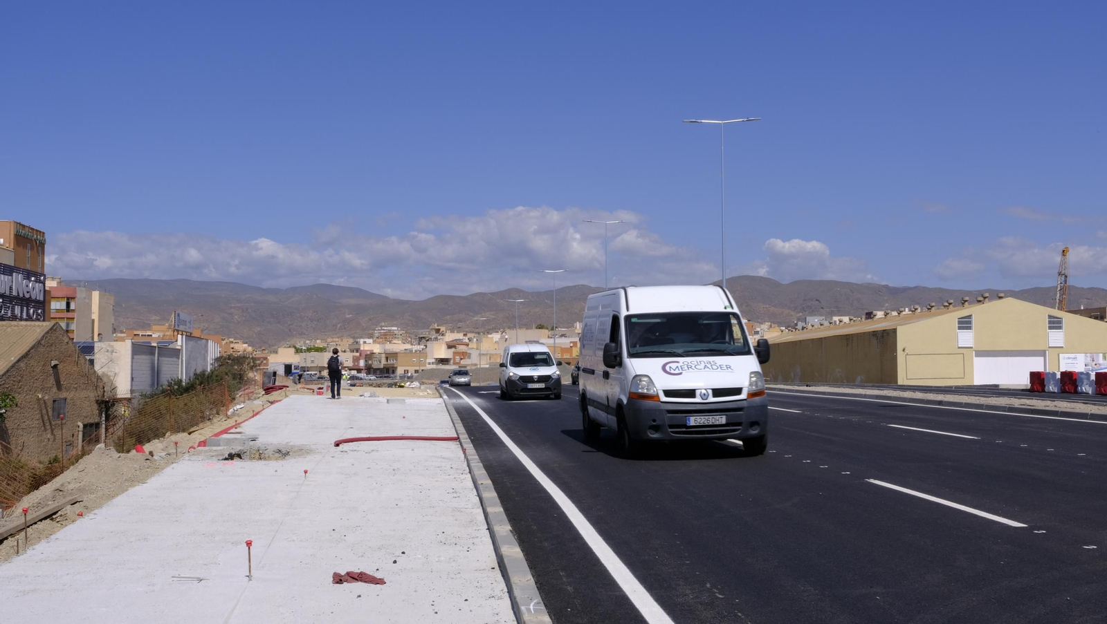 Las obras del soterramiento en Almería, en imágenes