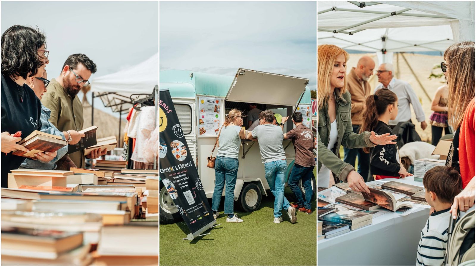 Puestos y foodtrucks de City Market.