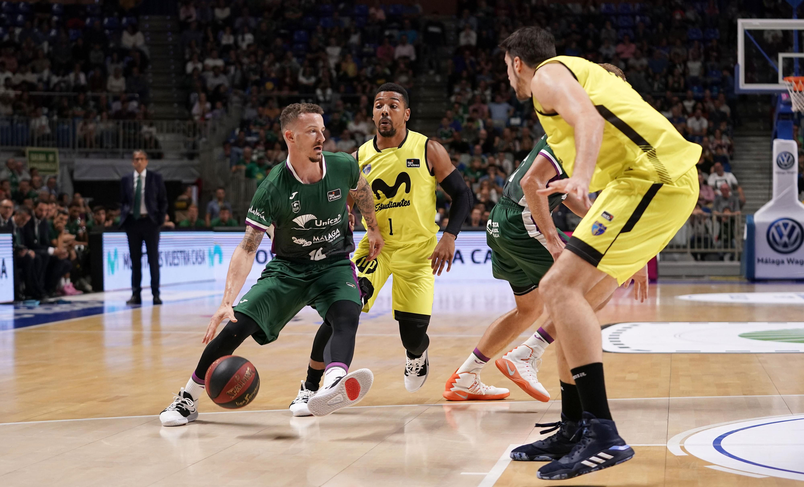 Imagen del partido de ida.