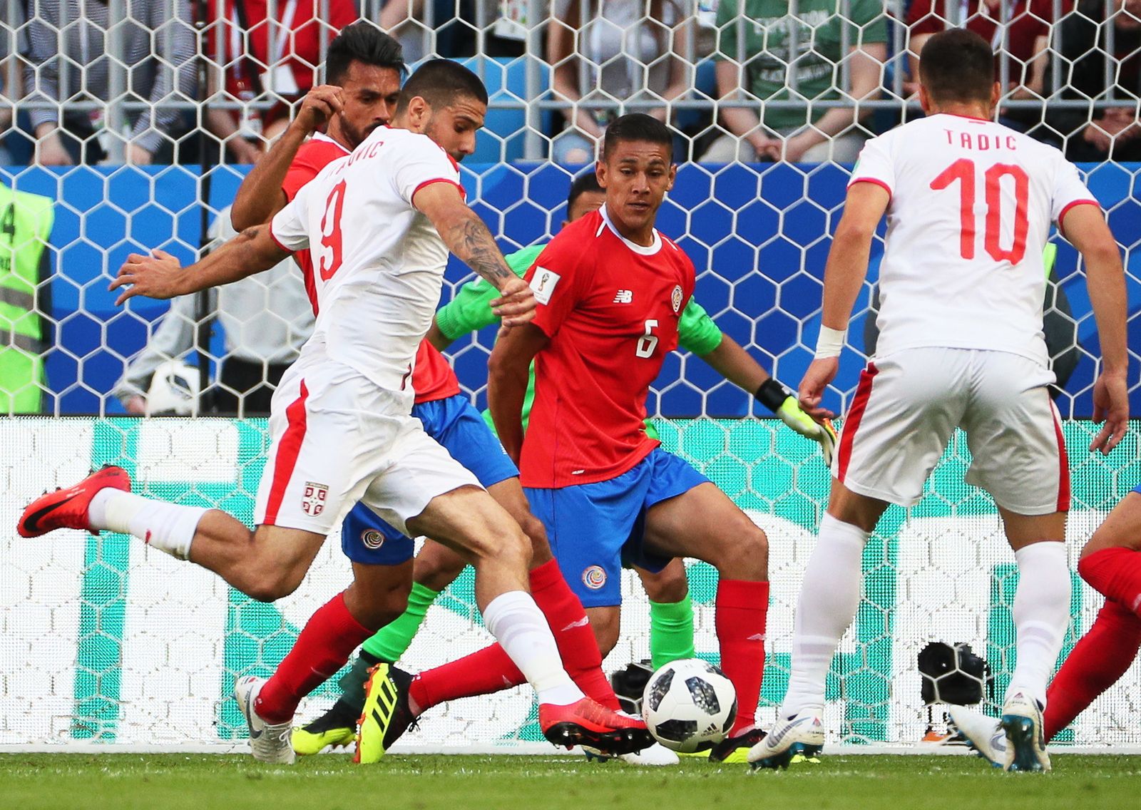 Las imágenes del Costa Rica-Serbia