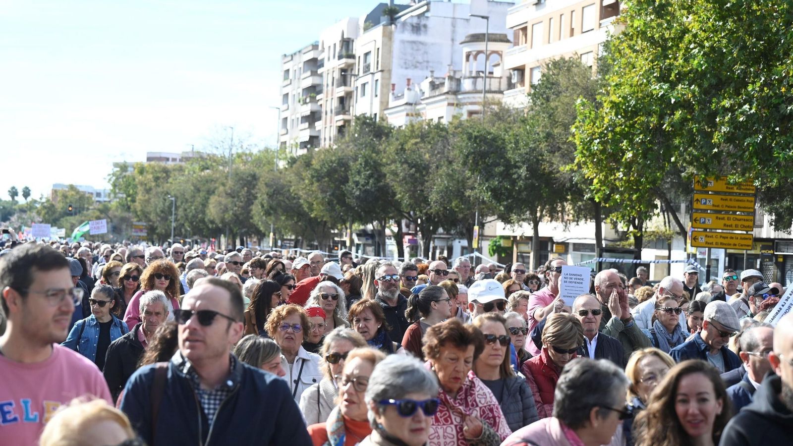 Asistentes a la protesta.