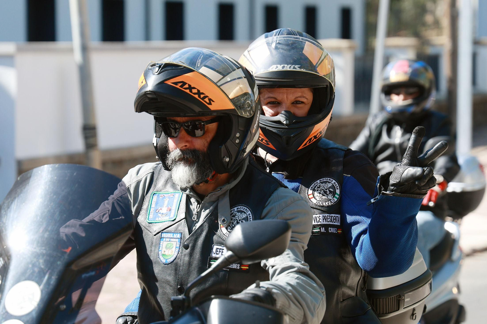 Imágenes de la VI Ruta Solidaria en moto a favor de Cruz Roja