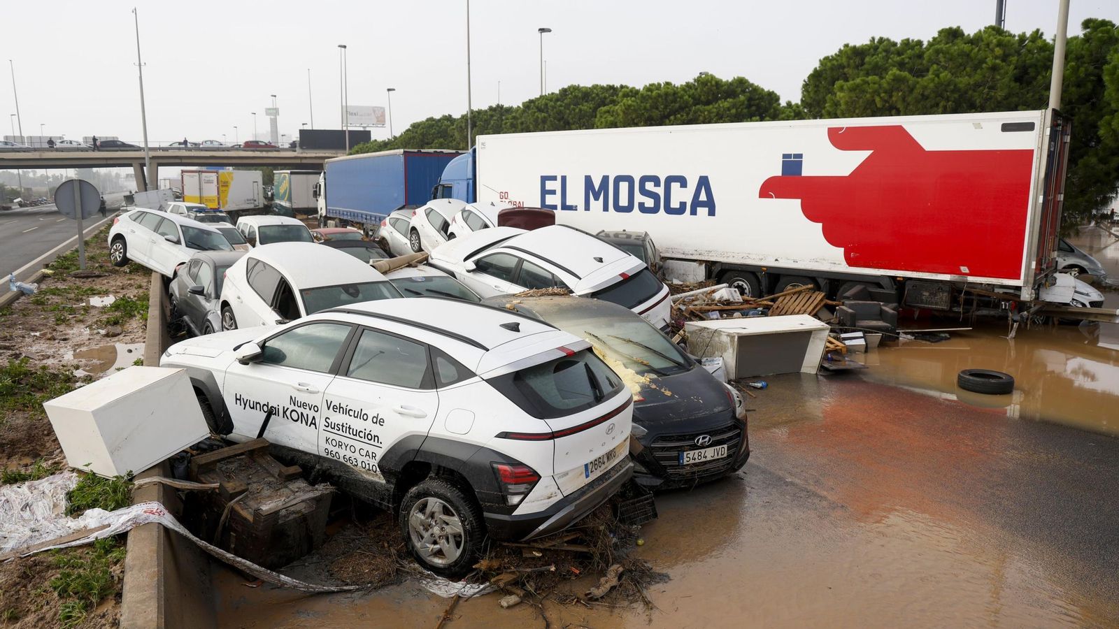 Desolación y destrucción tras el paso de la DANA por Valencia