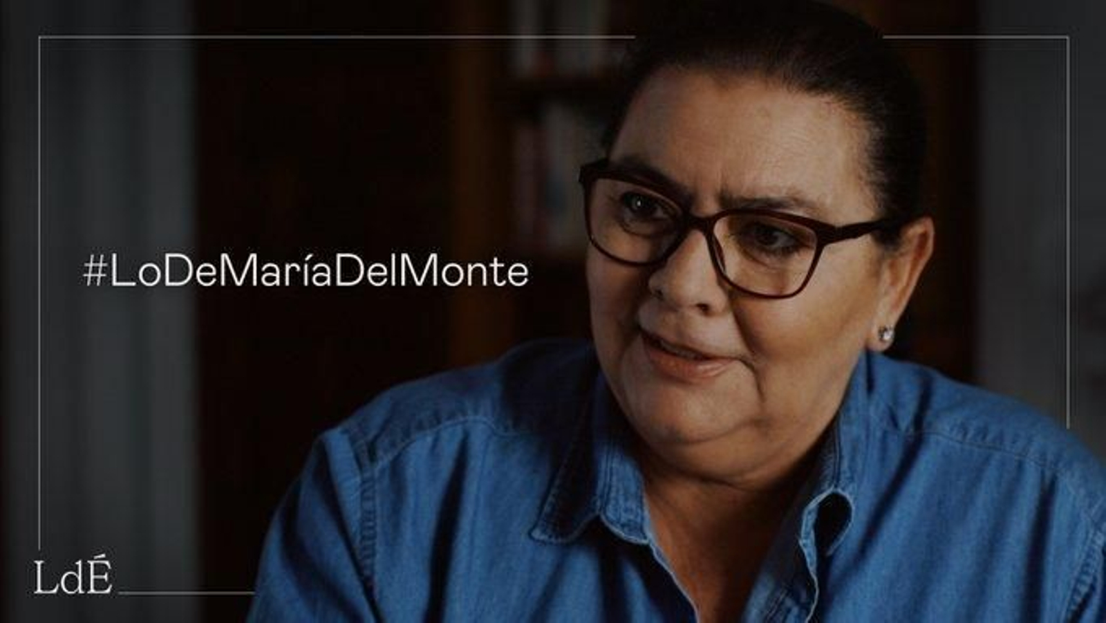 María del Monte en el cartel del programa 'Lo de Évole'