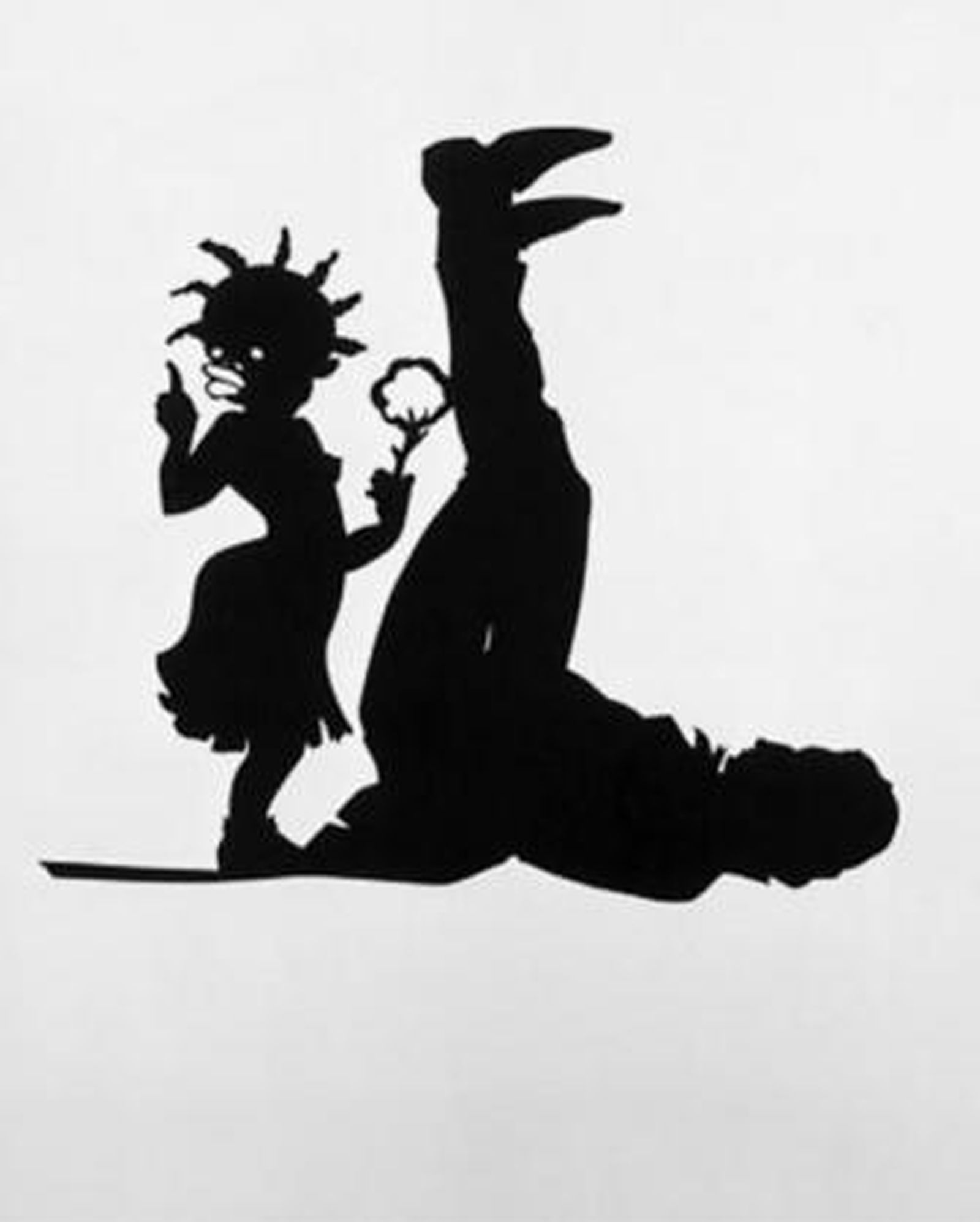 Una de las siluetas recortadas características de la prestigiosa creadora.