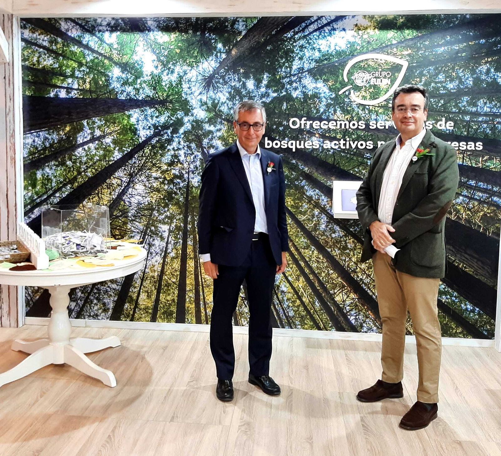 Emilio García Perulles, director general de Eulen en España y Portugal, y Jesús Llorente, director en Andalucía.
