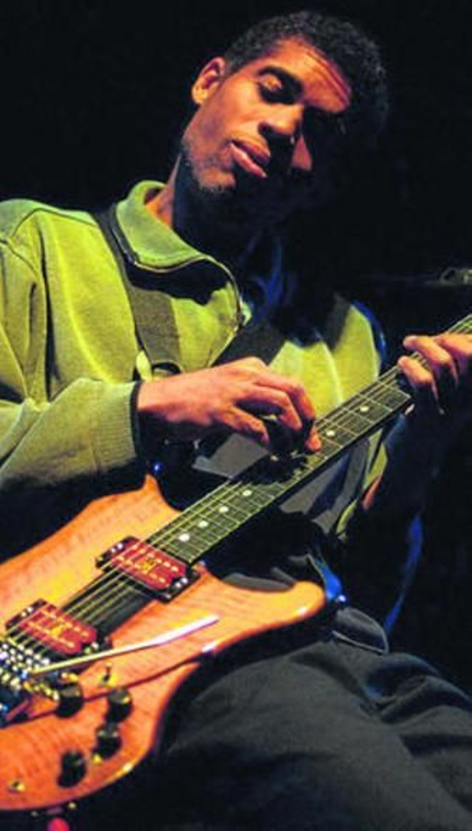 Stanley Jordan (Chicago, 1959), durante una actuación reciente.