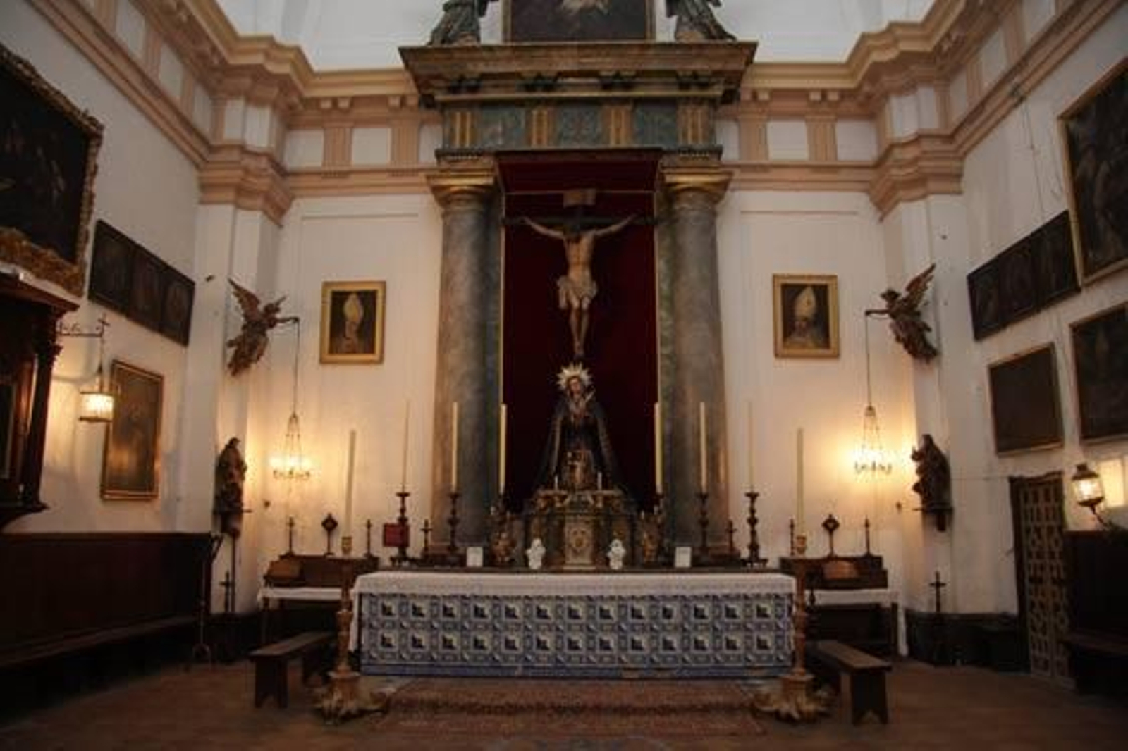 Cristo de la Providencia y Dolorosa, de la Escuela de Cristo.

Foto: Belén Vargas