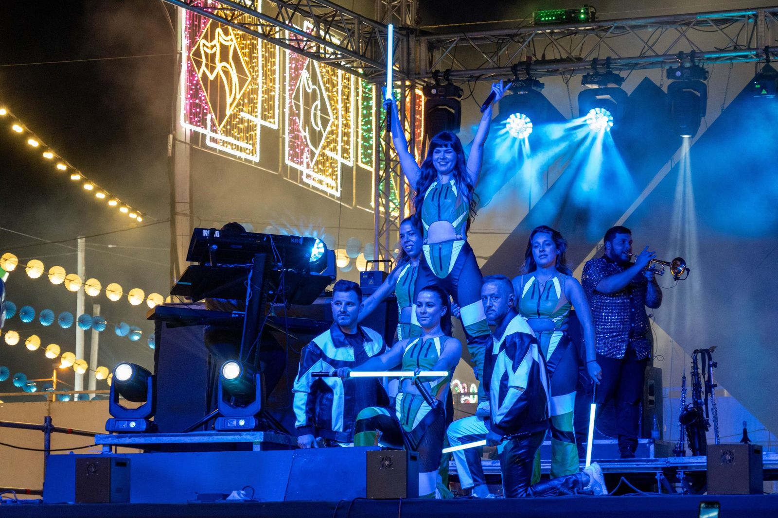 Colombinas 2025: Imágenes del ambiente el viernes 1 de agosto en las Fiestas Colombinas