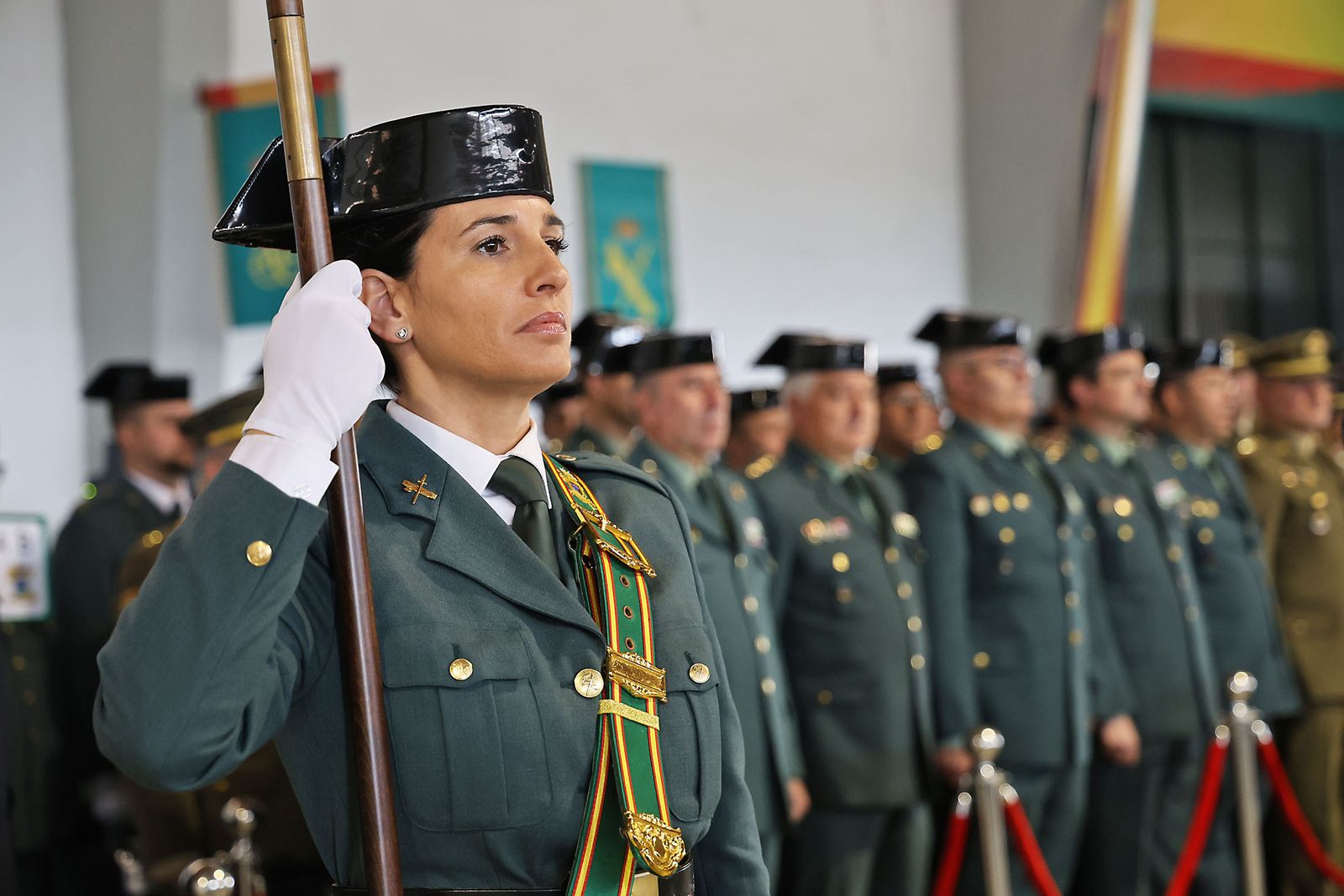 Imágenes de la jura del cargo de Julio Serrano Checa como Jefe de la Comandancia de la Guardia Civil de Huelva