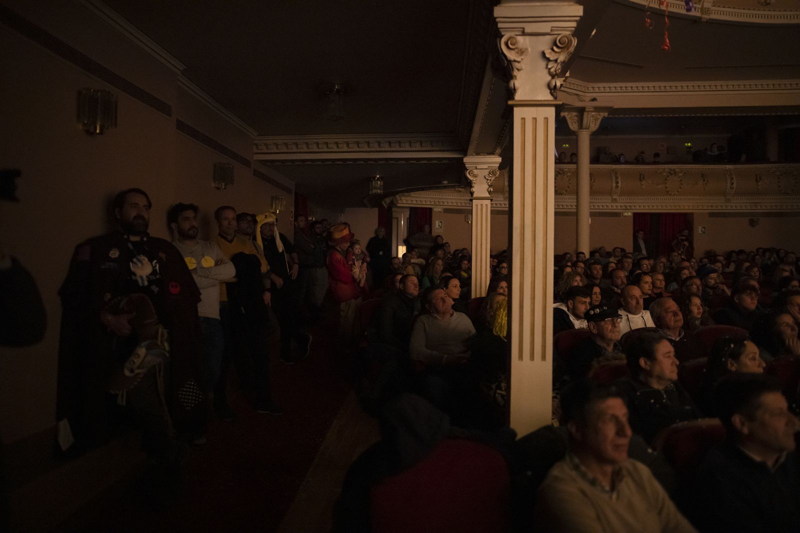 Ambiente en la final  del Carnaval Colombino
