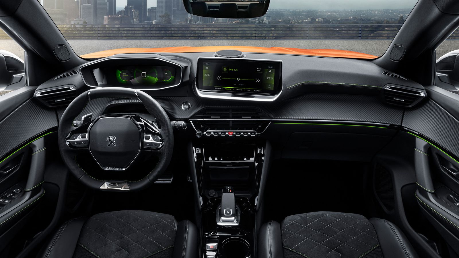 Interior del nuevo Peugeot 2008.