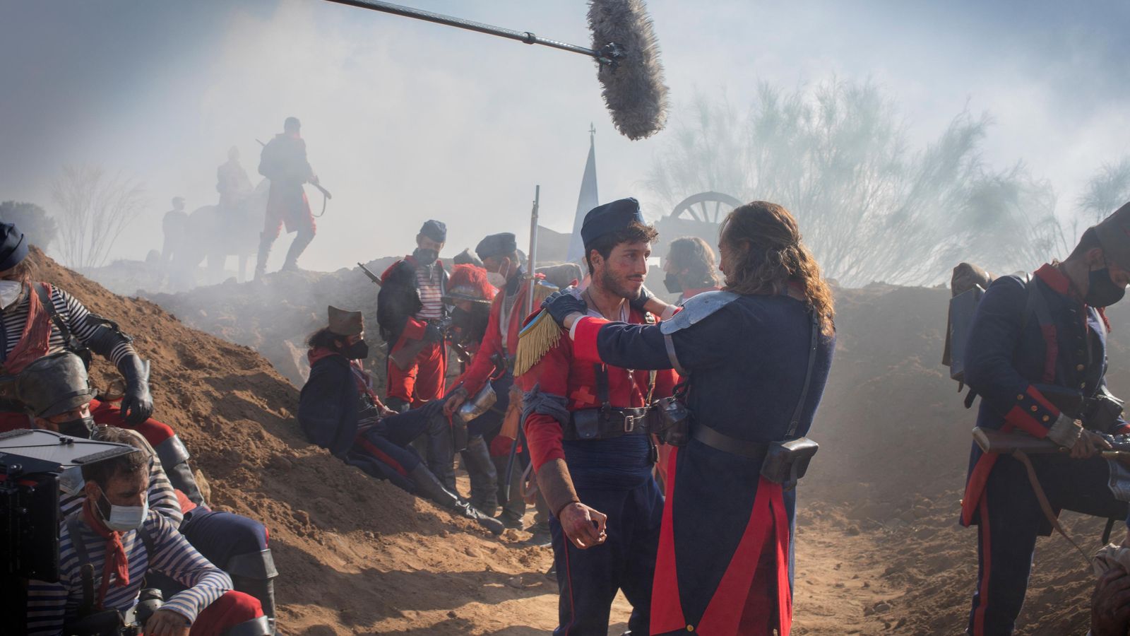 Imagen del rodaje de 'Érase una vez… pero ya no'.