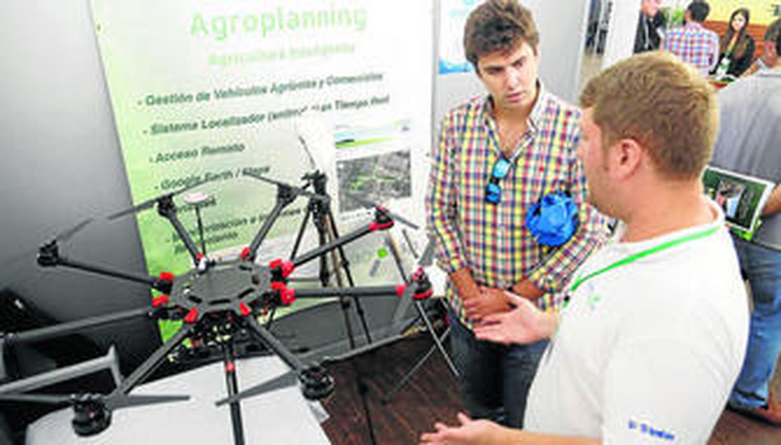 Una de las empresas que han participado en Fimart, ayer en el Palacio de la Merced.