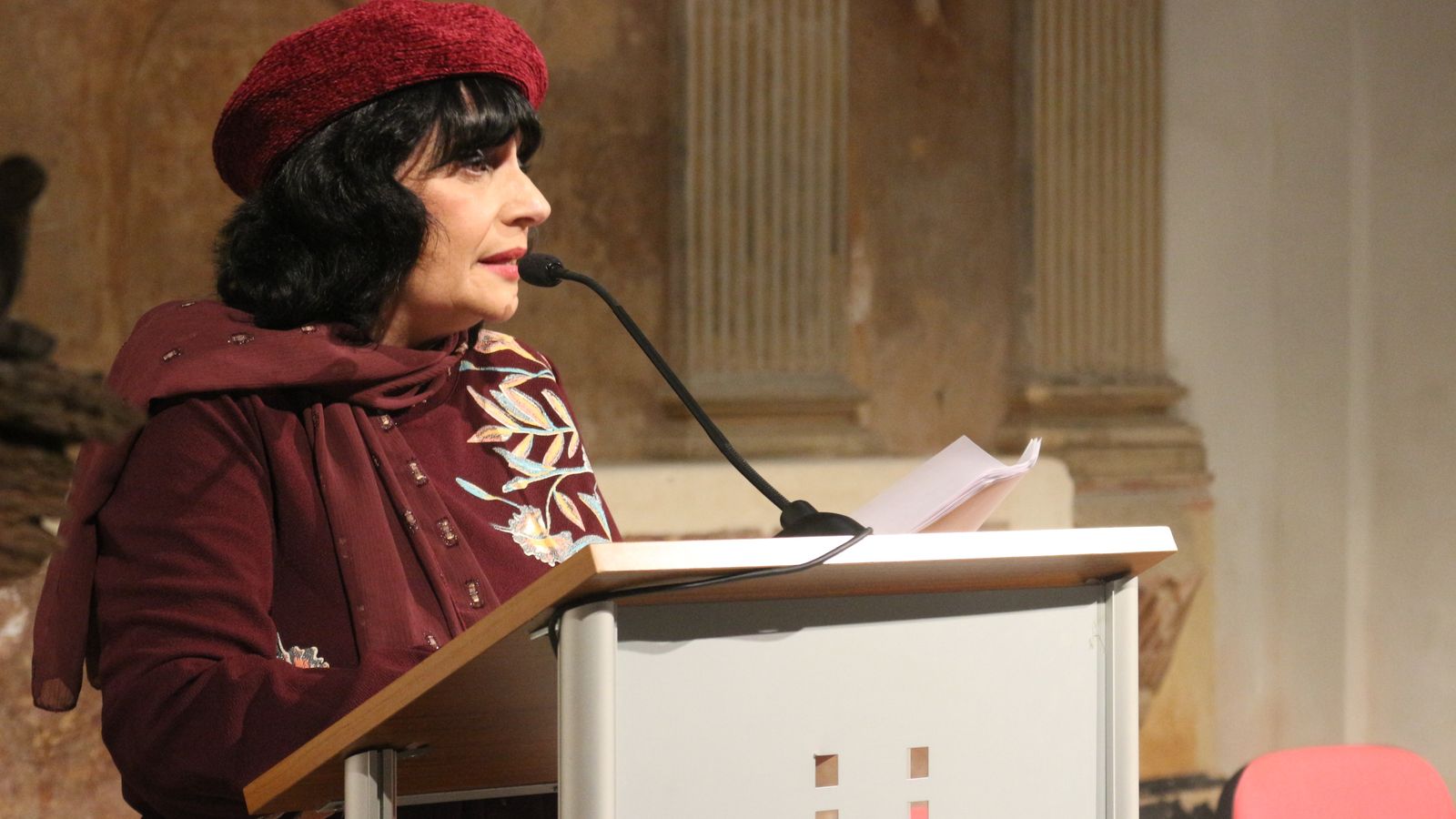 Inmaculada Calderón durante su pregón