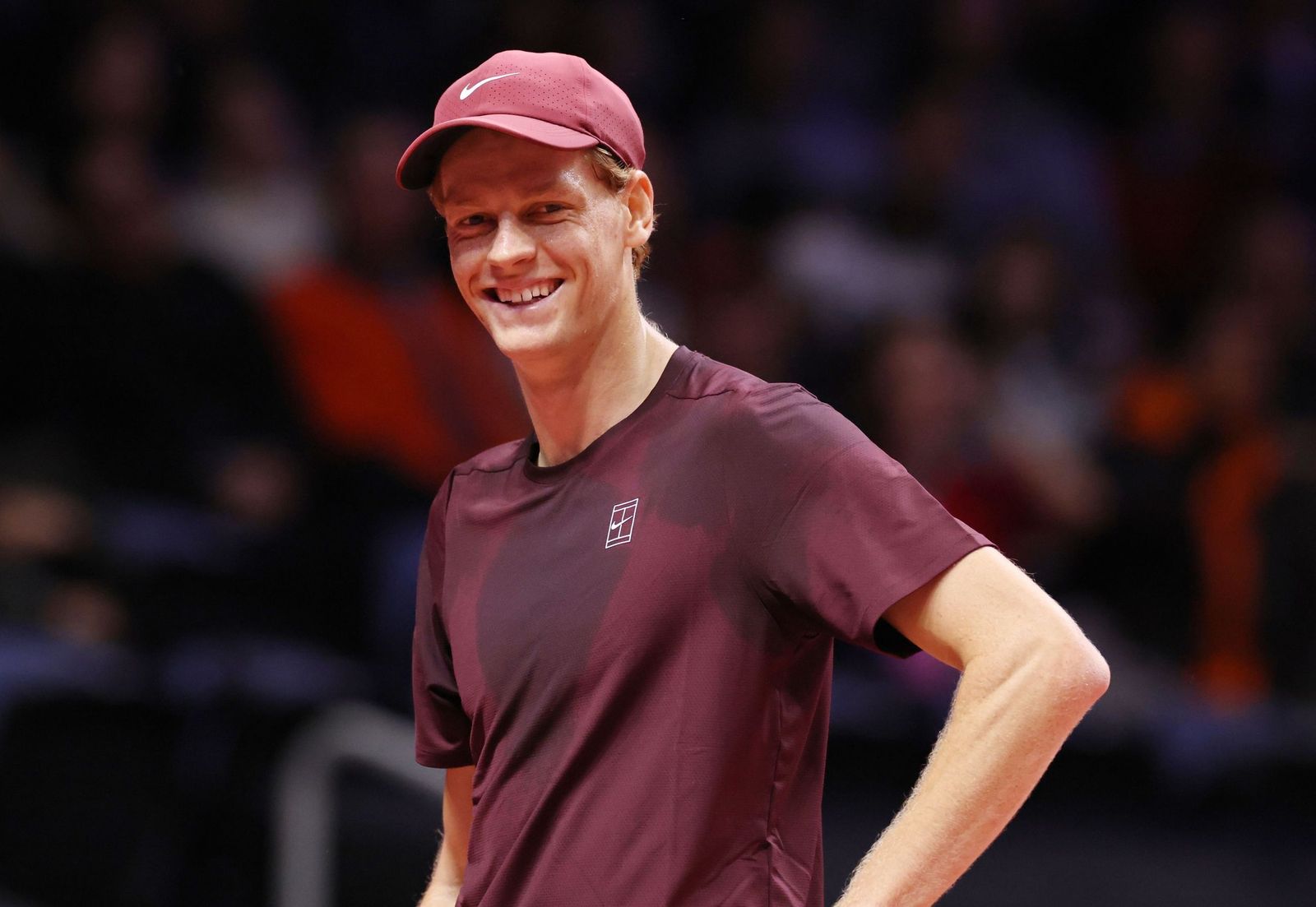 Las fotos de la exhibición entre Alcaraz y Sinner