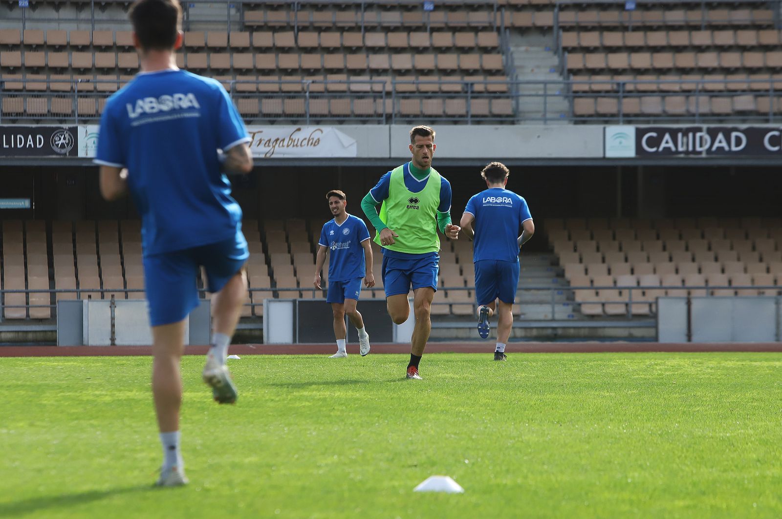 Entrenamiento del Xerez DFC en Chapín.