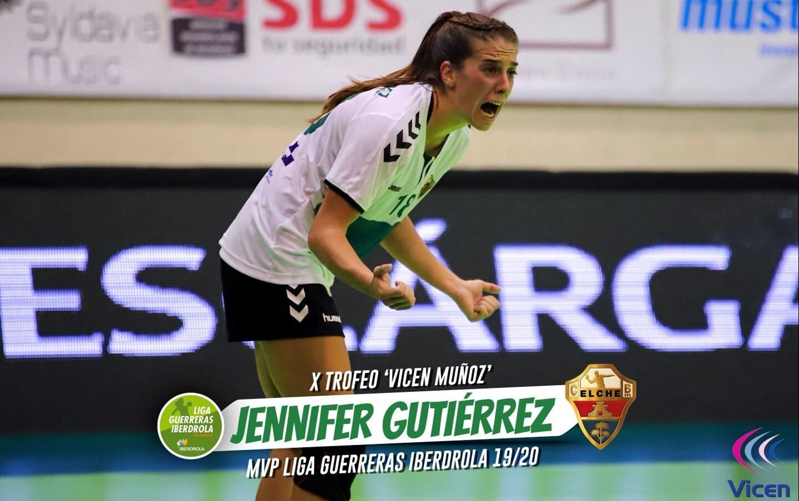 Jennifer Gutiérrez, MVP de la temporada.