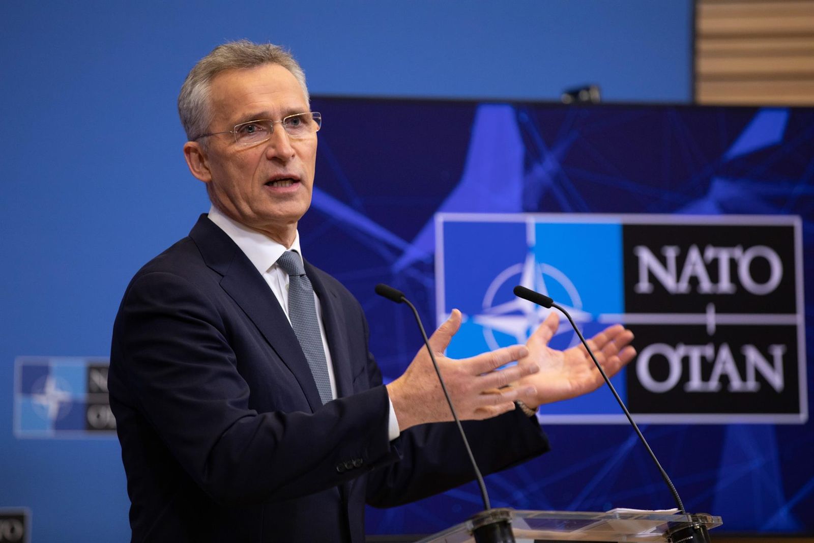 El secretario general de la OTAN, Jens Stoltenberg