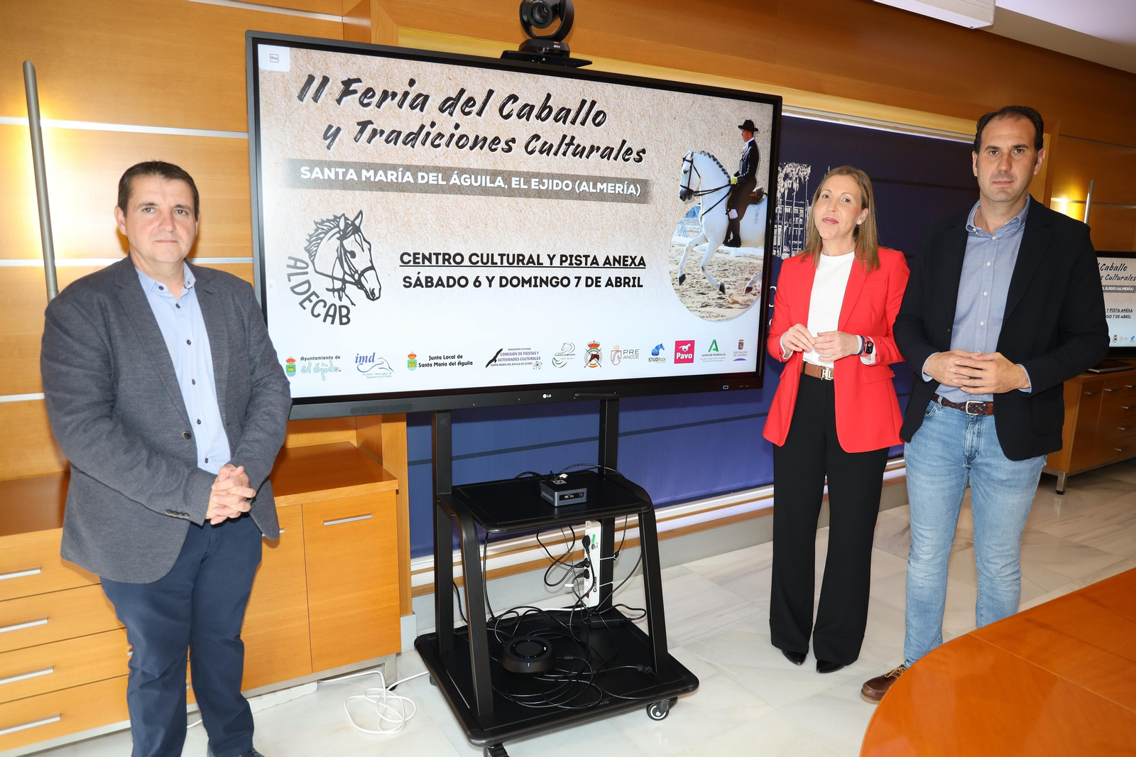 Acto de presentación de la II Feria del Caballo y Tradiciones Culturales de Santa María del Águila. Acto de presentación de la II Feria del Caballo y Tradiciones Culturales de Santa María del Águila.