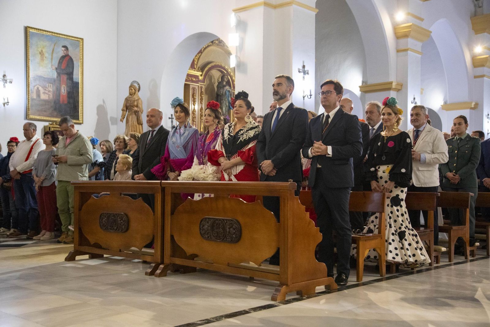 Las imágnes de la misa y procesión en honor a San Marcos en El Ejido