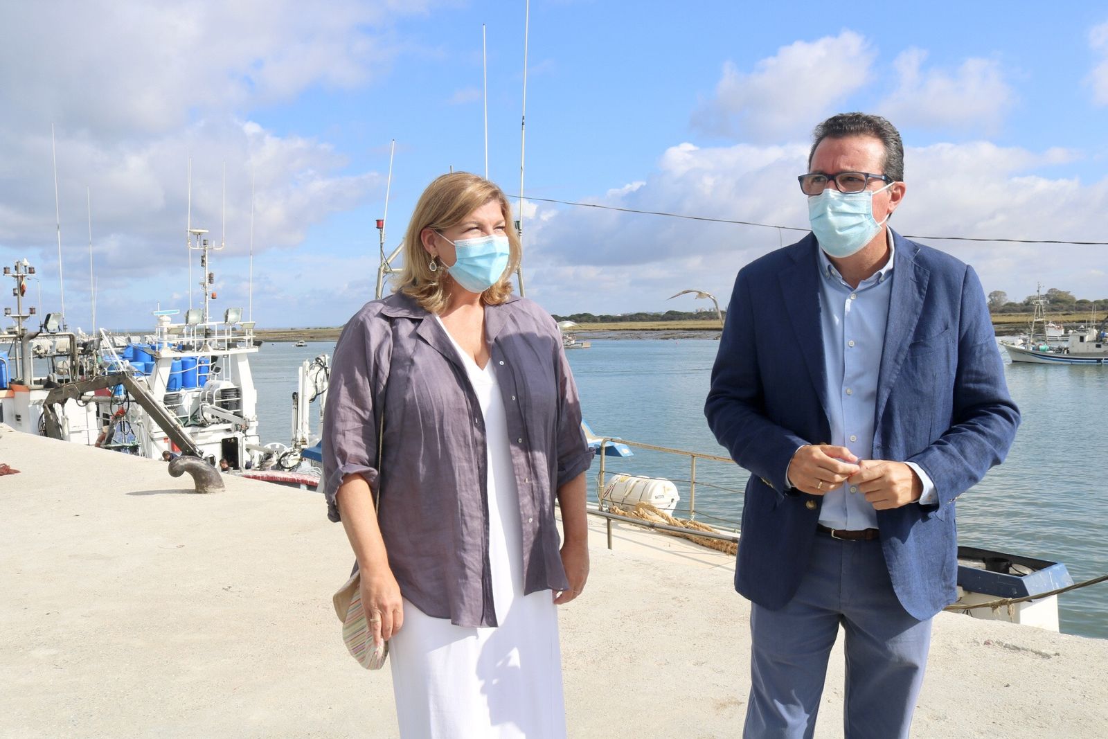 Berta Centeno junto a Manuel Andrés González.
