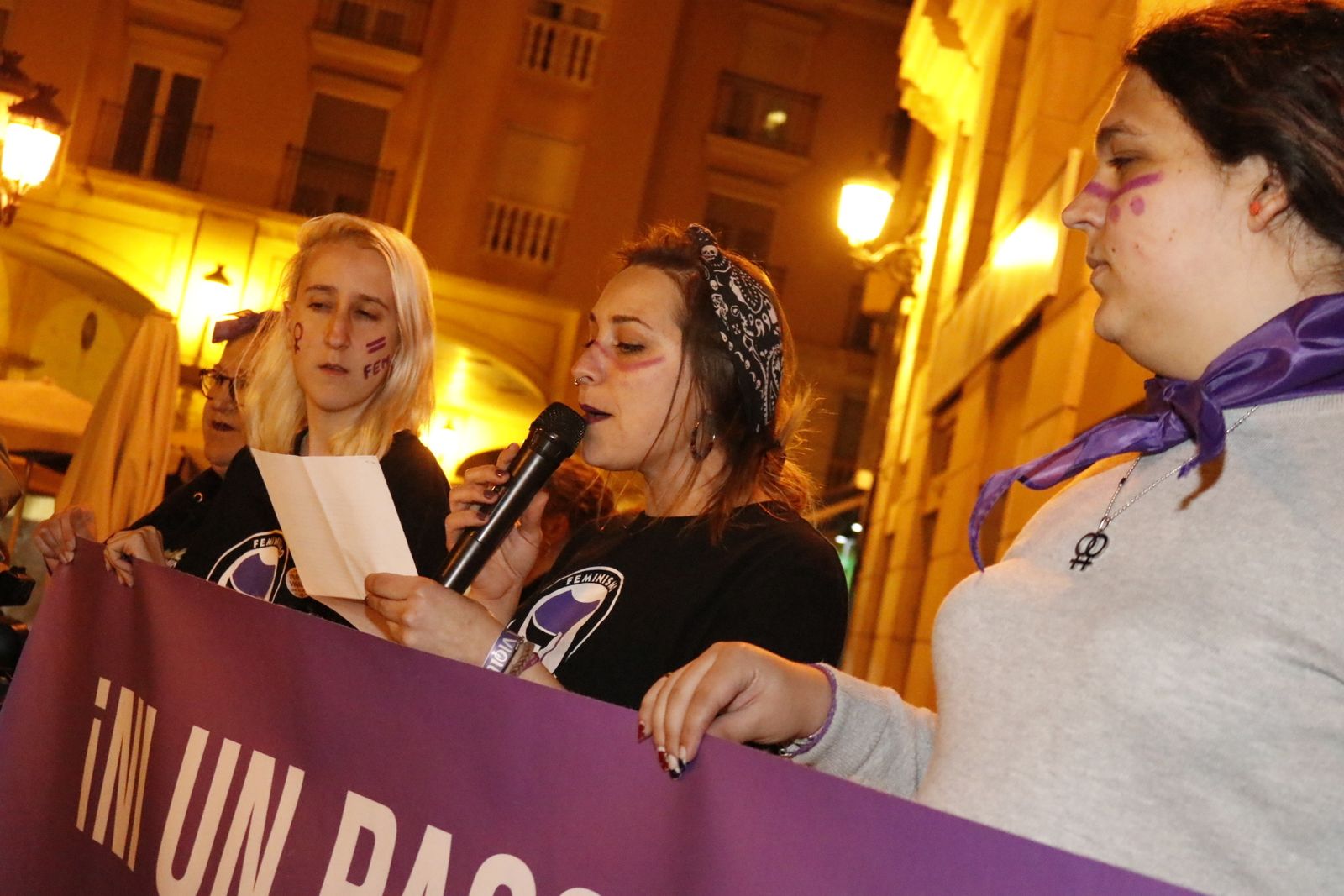 Imágenes de la manifestación por el Día de la Mujer en La Línea