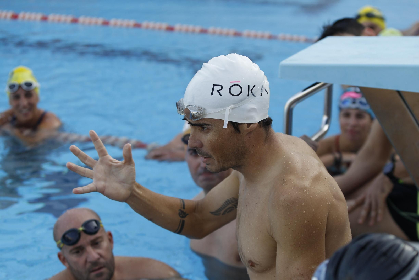 Fotogalería triatleta Javier Gómez Noya en Almería