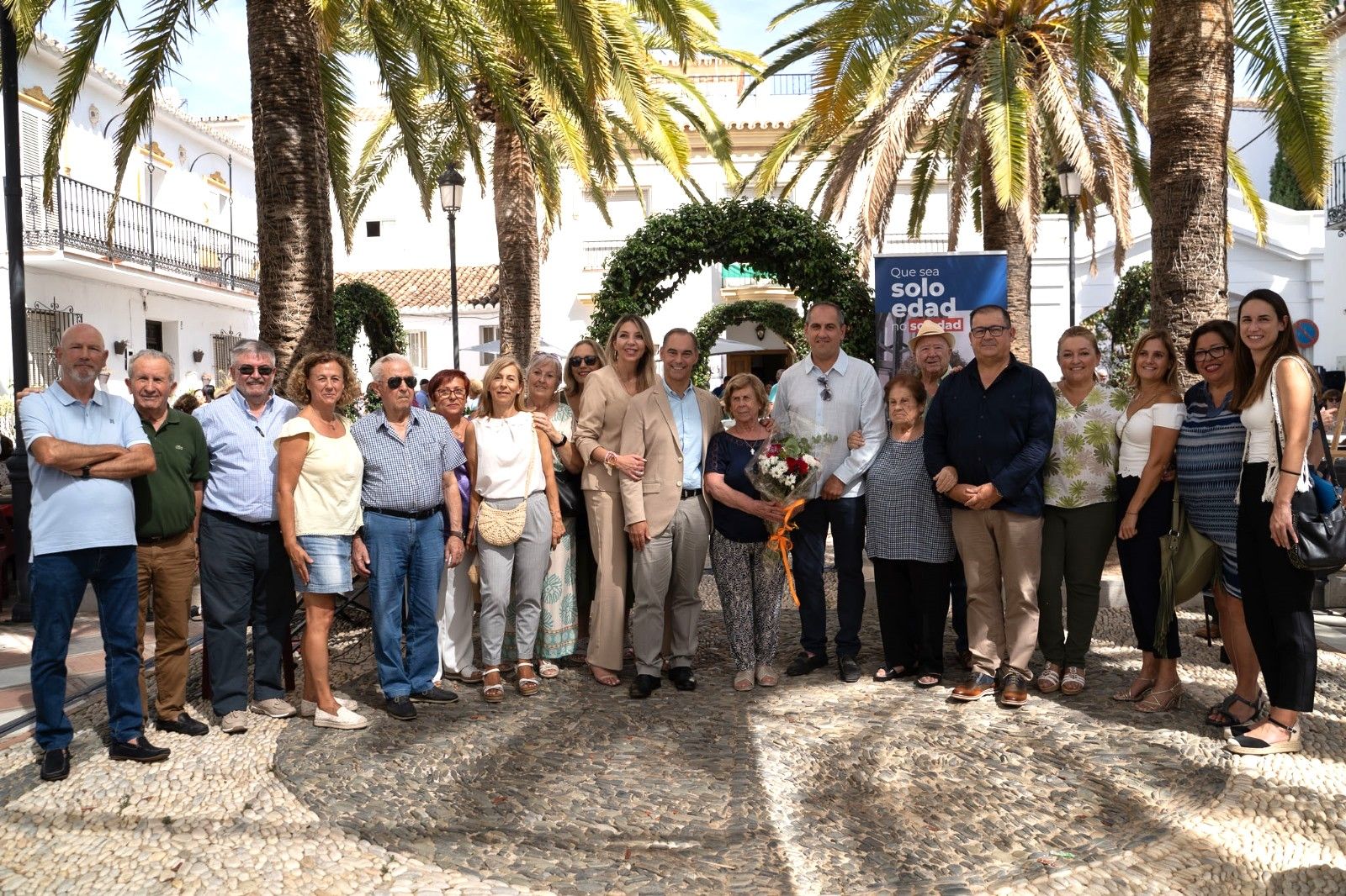 El acto institucional con motivo de la Semana del mayor.