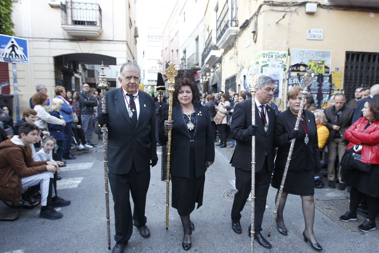 Imágenes de la Procesión del Entierro, Viernes Santo. Semana Santa Almería 2019