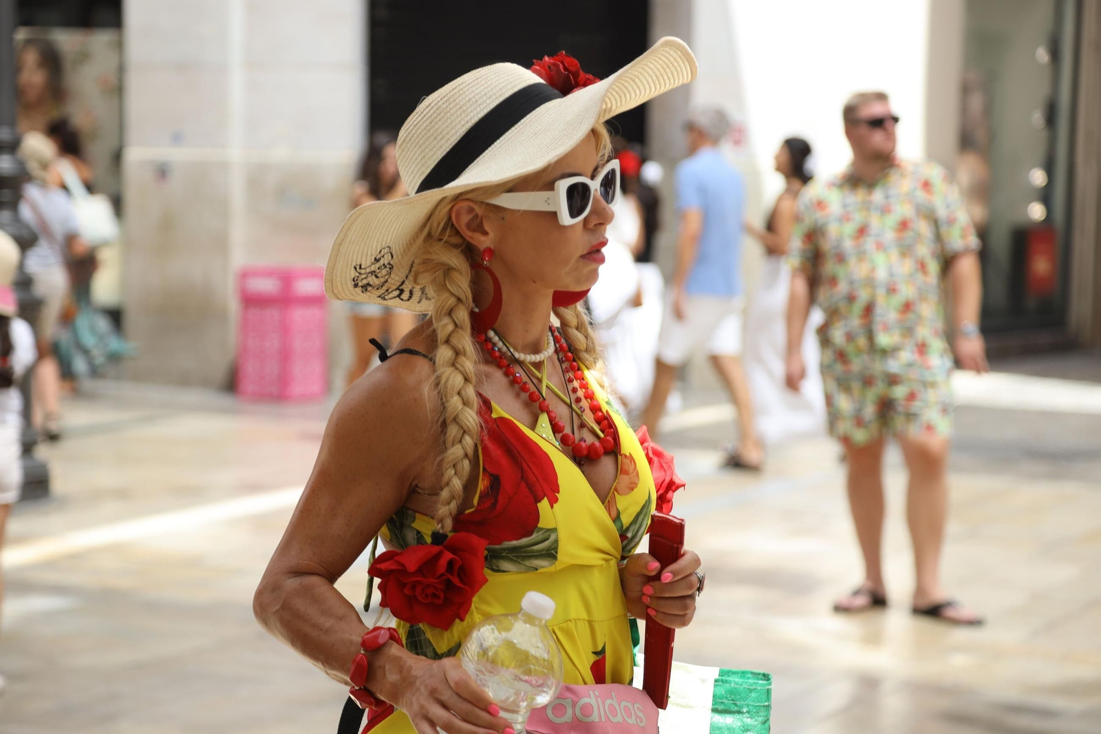 El miércoles de Feria en el Centro de Málaga, en imágenes
