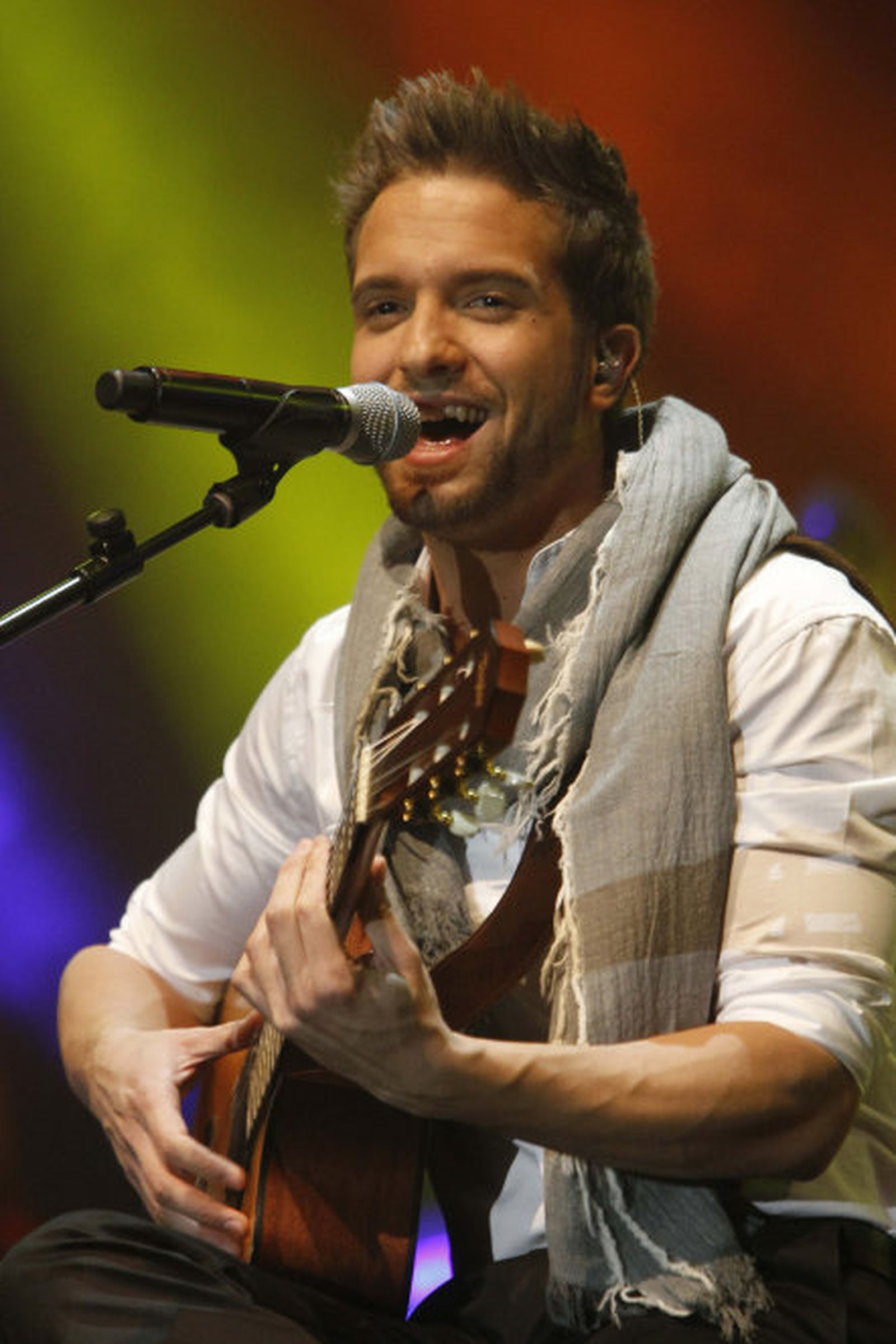 Pablo Alborán presenta su nuevo disco 'En acústico' en Madrid