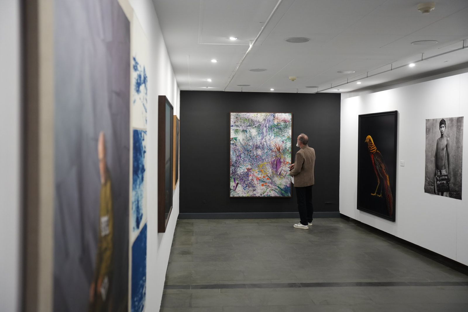 Obras en la exposición.