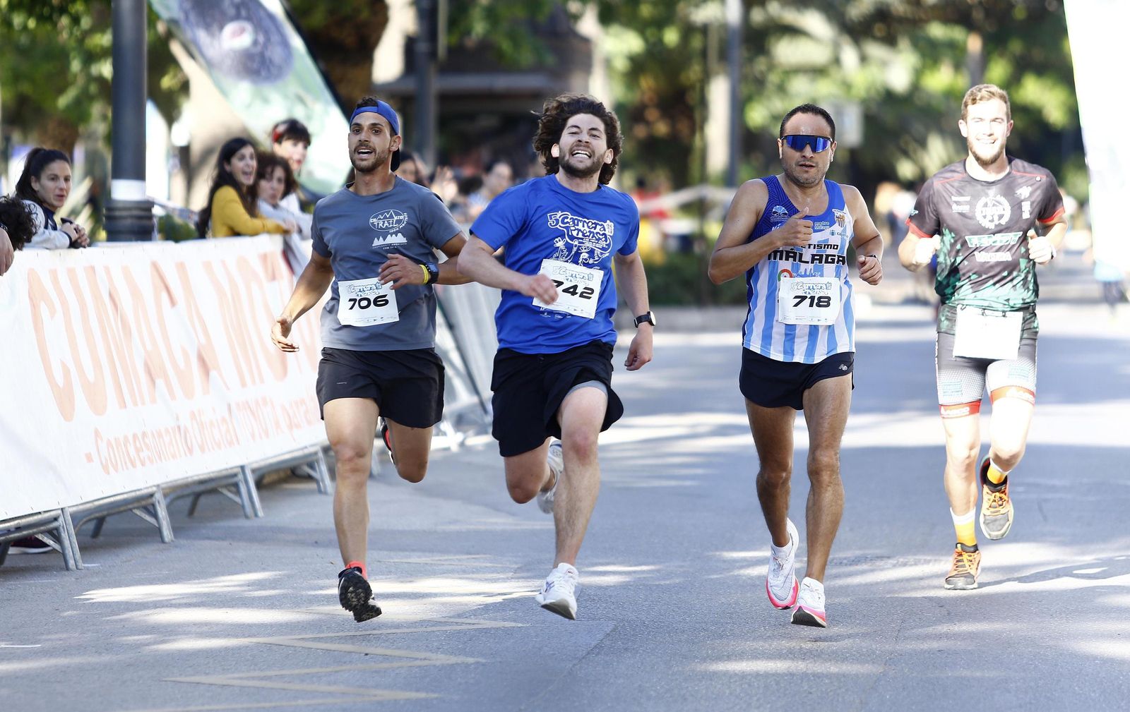 Edición anterior de la Carrera de la Prensa en Málaga.