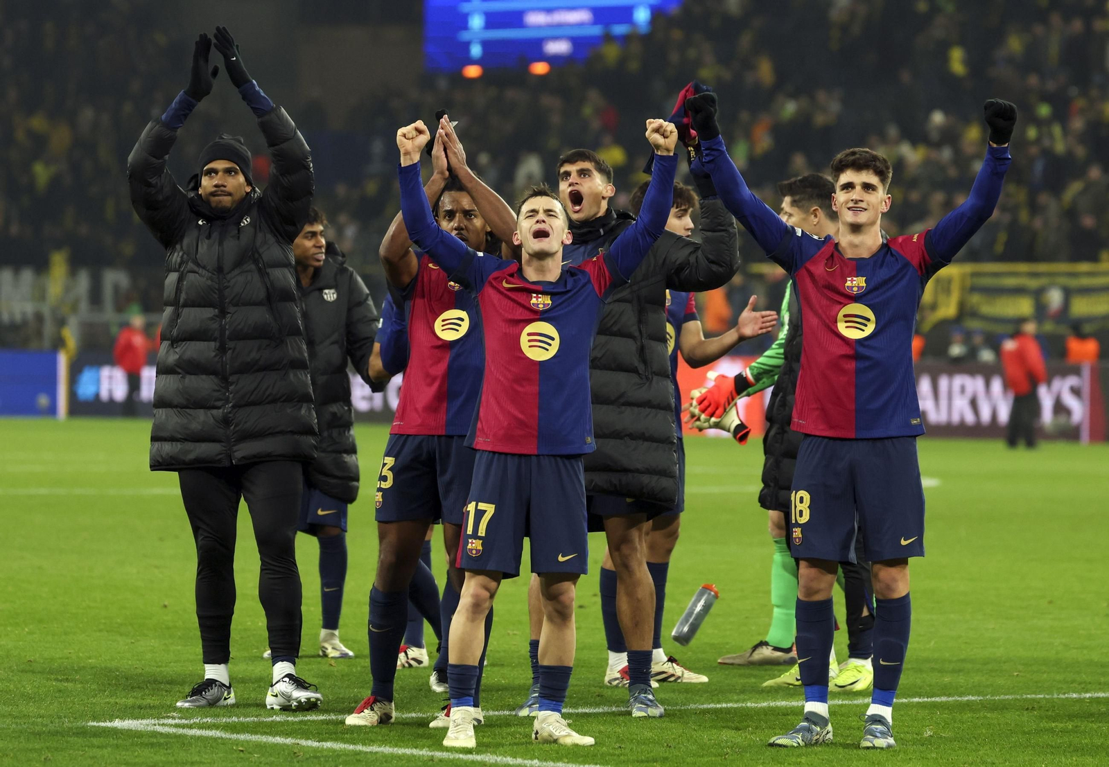 Las imágenes del Borussia Dortmund - Barcelona