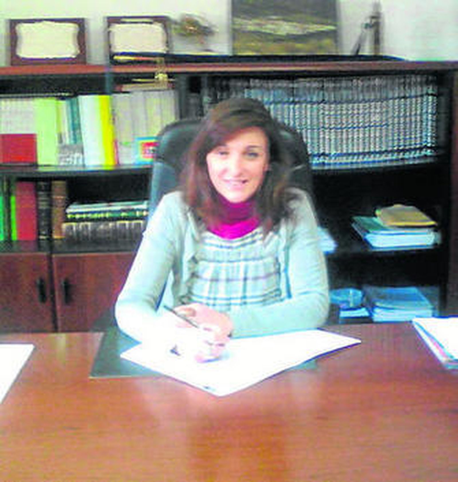 Lourdes Andújar en su despacho.