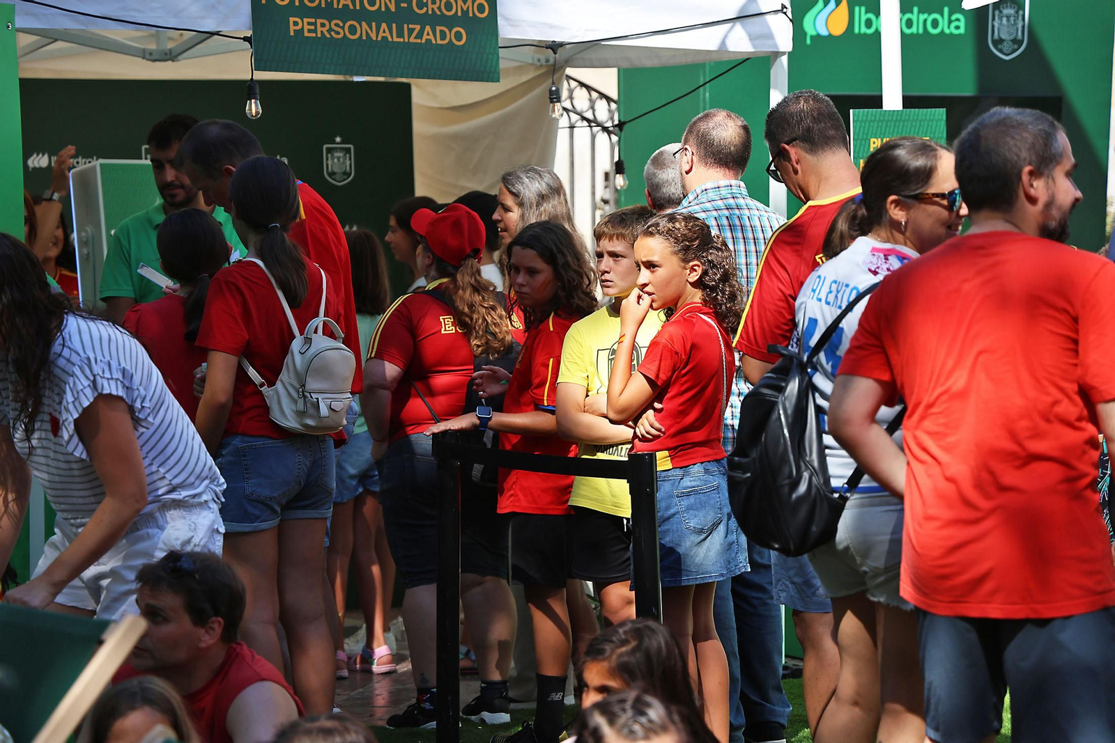 Imágenes de la Fan zone en Huelva de la Final de la Eurocopa entre Inglaterra y España Imágenes de la Fan zone en Huelva de la Final de la Eurocopa entre Inglaterra y España