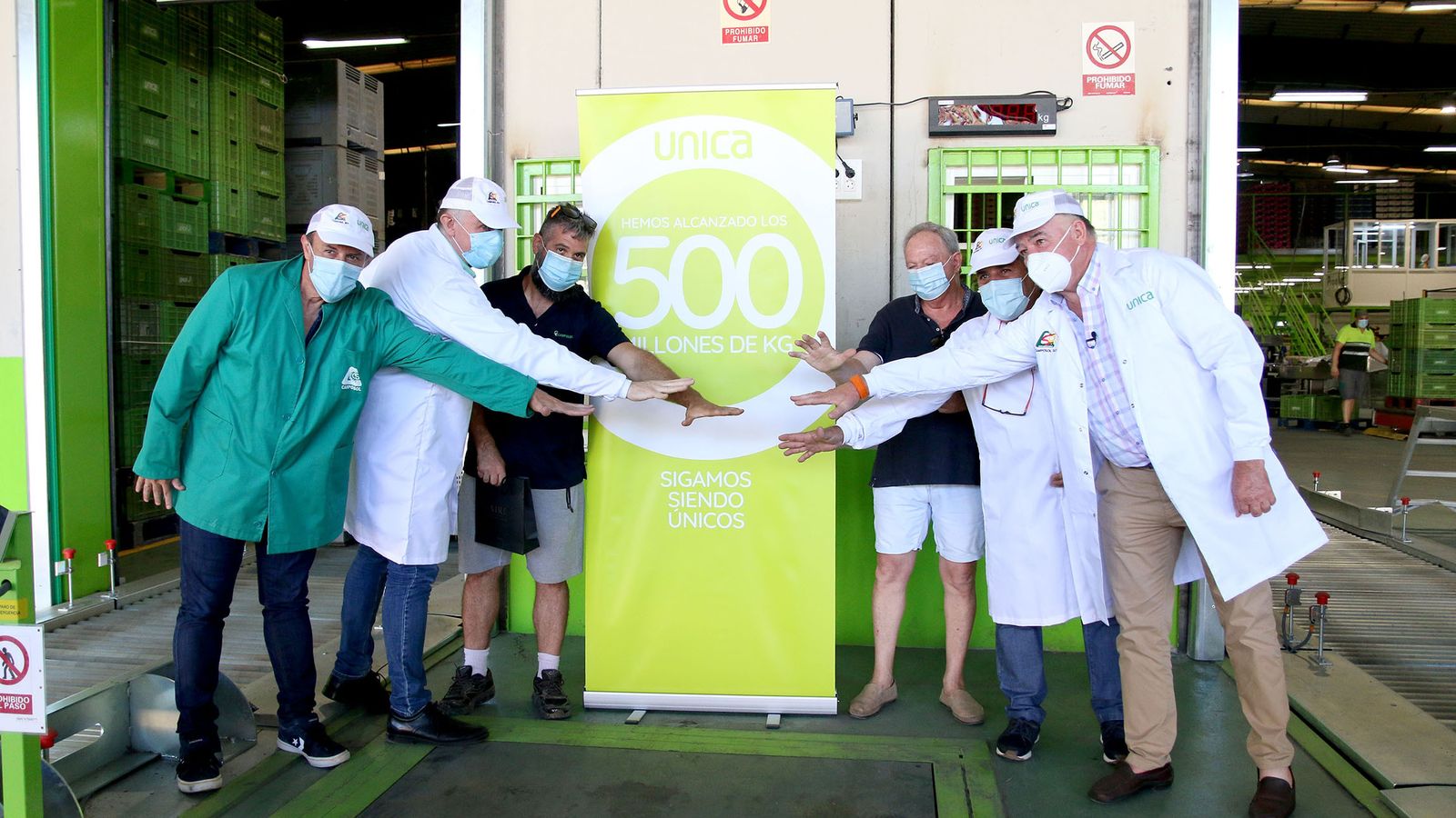 Unica llegaba a los 500 millones de kilos en la campaña 2019-2020