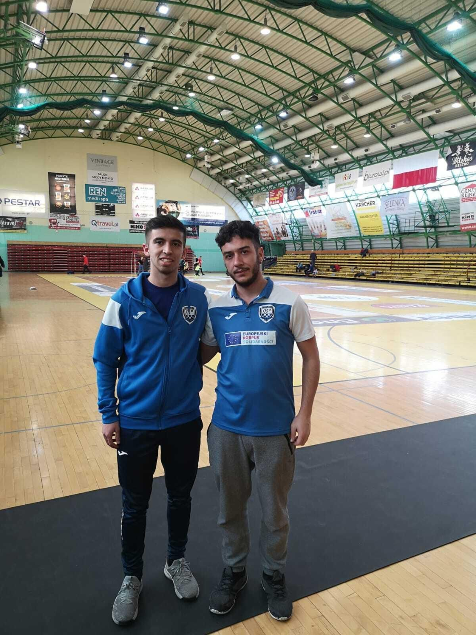 Juan Cruz y Javier Soto en Polonia.