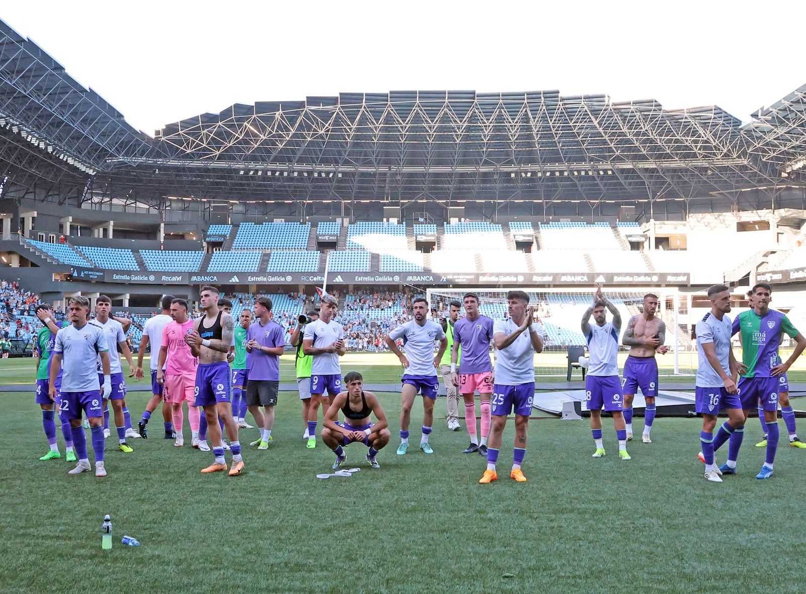 Las fotos del Celta Fortuna-Málaga de play off