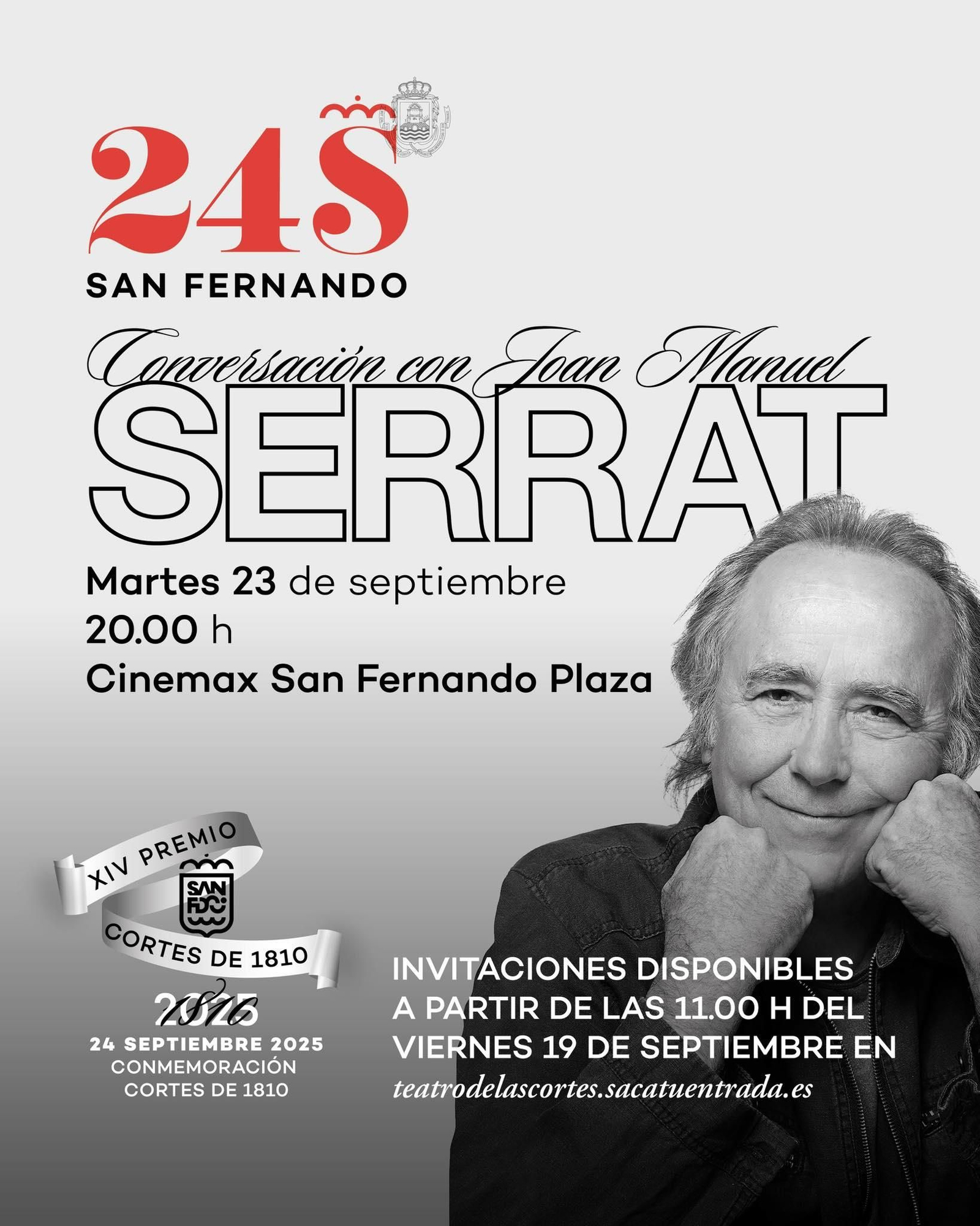 Detalle del anuncio en las redes sociales municipales de la apertura de reserva de las invitaciones.