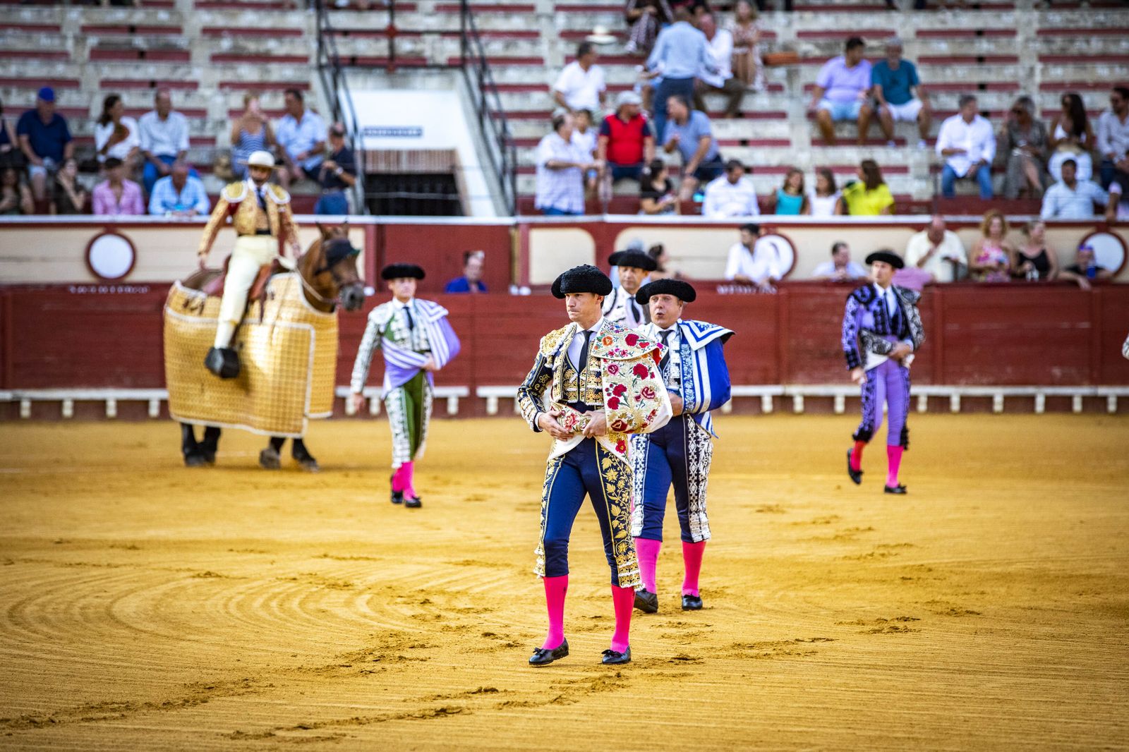 Diego Urdiales, Sebastián Castella y Daniel Luque, en la plaza de toros de El Puerto