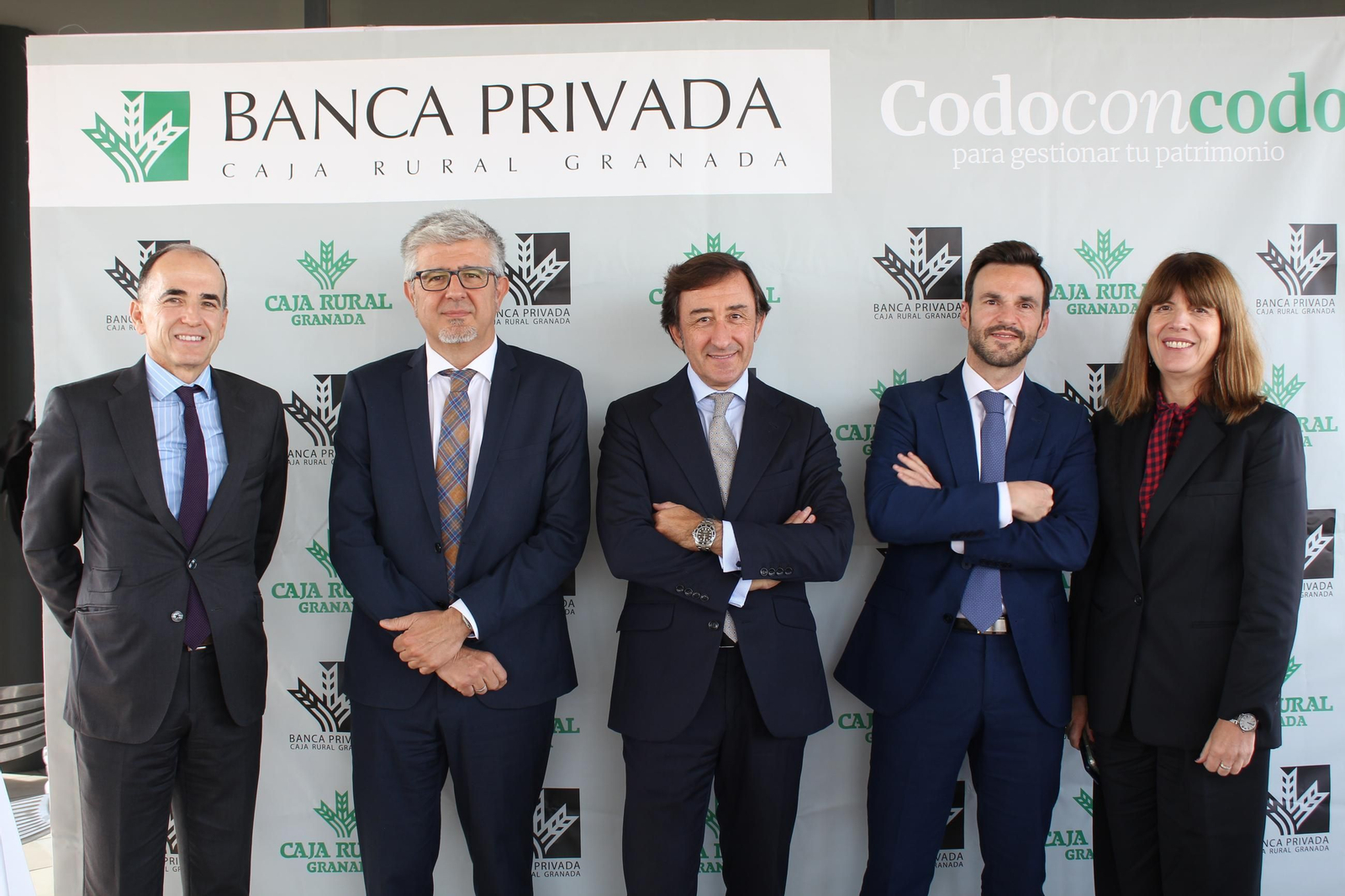 Juan José Espínola, José Aurelio Hernández, Luis Bravo, Juan Laborda y Aranza Loinaz.