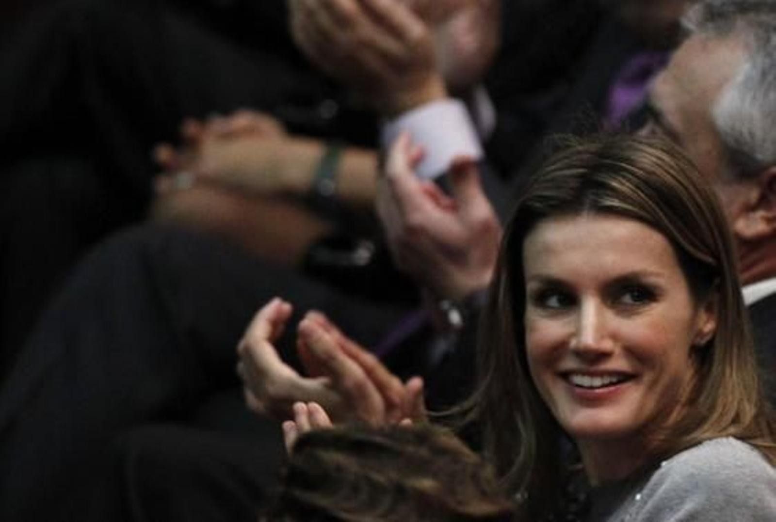 Doña Letizia en un momento de una de las ponencias con motivo del Día Internacional de los Niños con Cáncer.

Foto: Antonio Pizarro