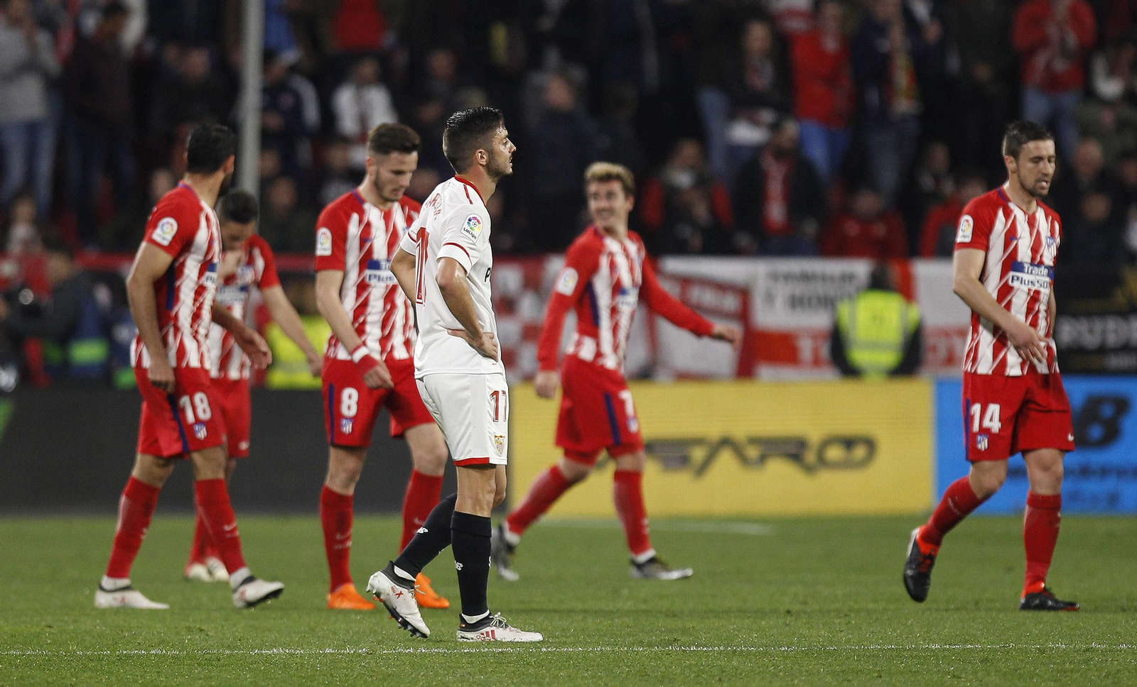 Las imágenes del Sevilla-Atlético de Madrid