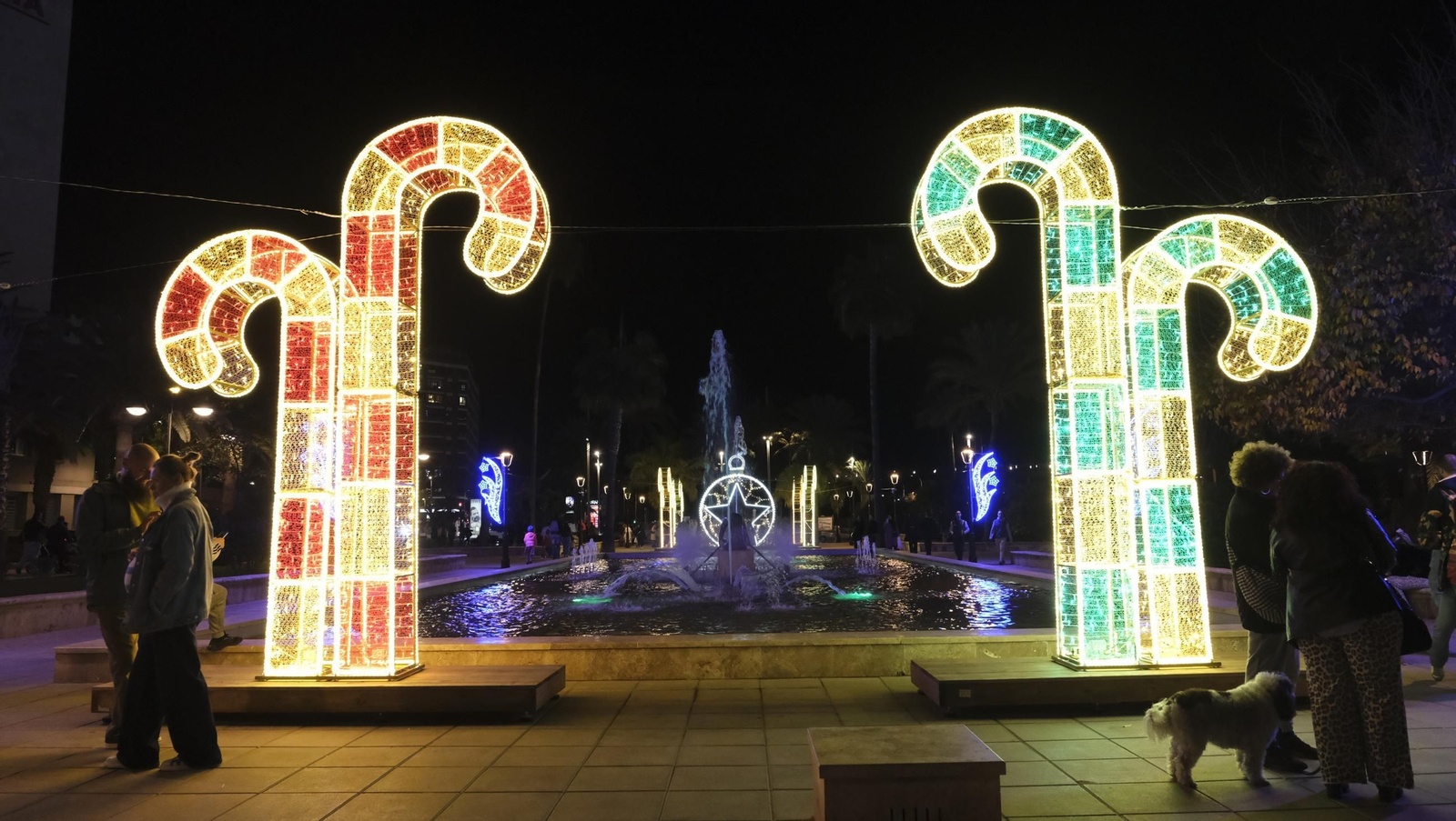 'Almería, la Ciudad de la Luz', espectáculo de luces, en imágenes