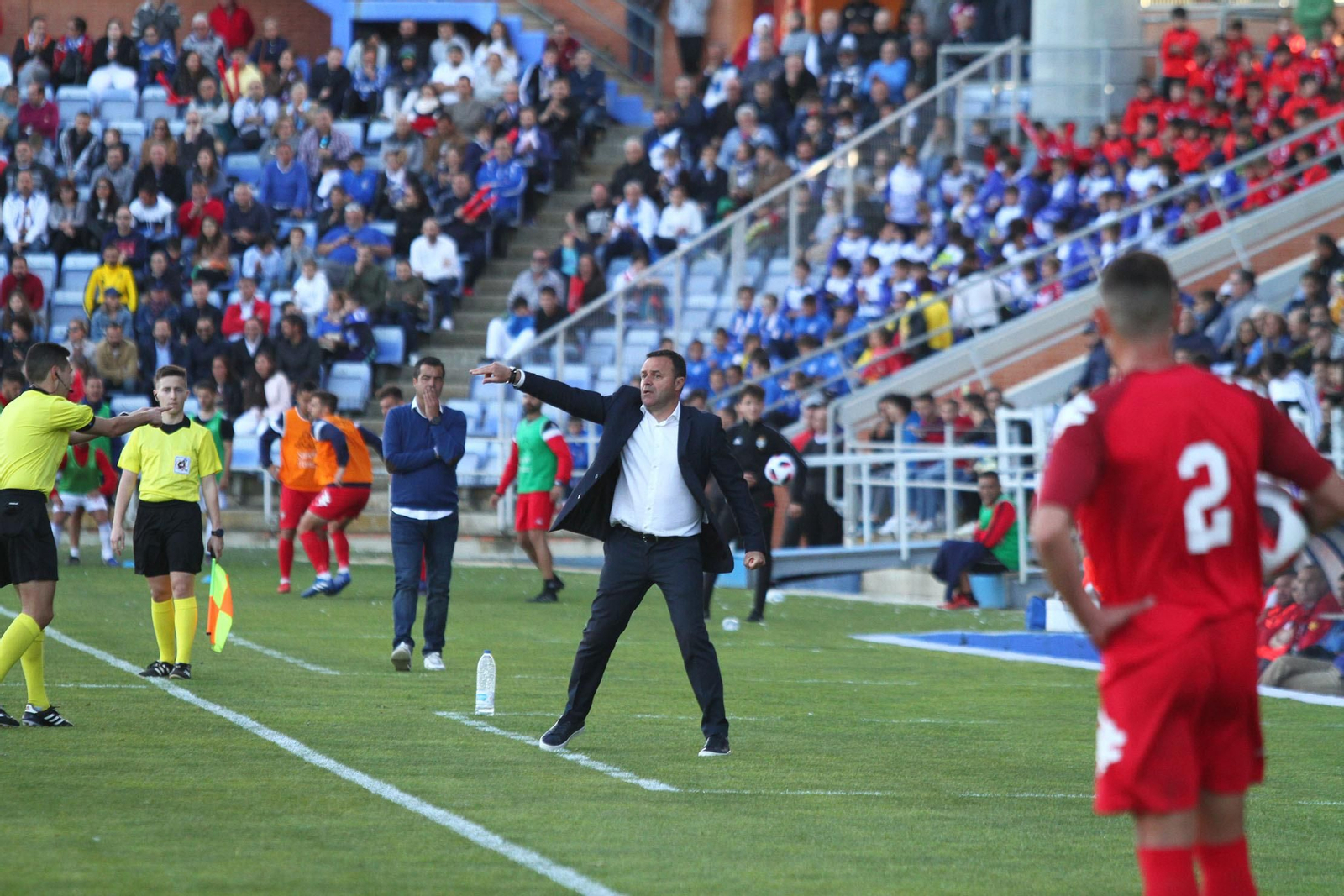Imágenes del encuentro entre el Recreativo de Huelva y el San Fernando